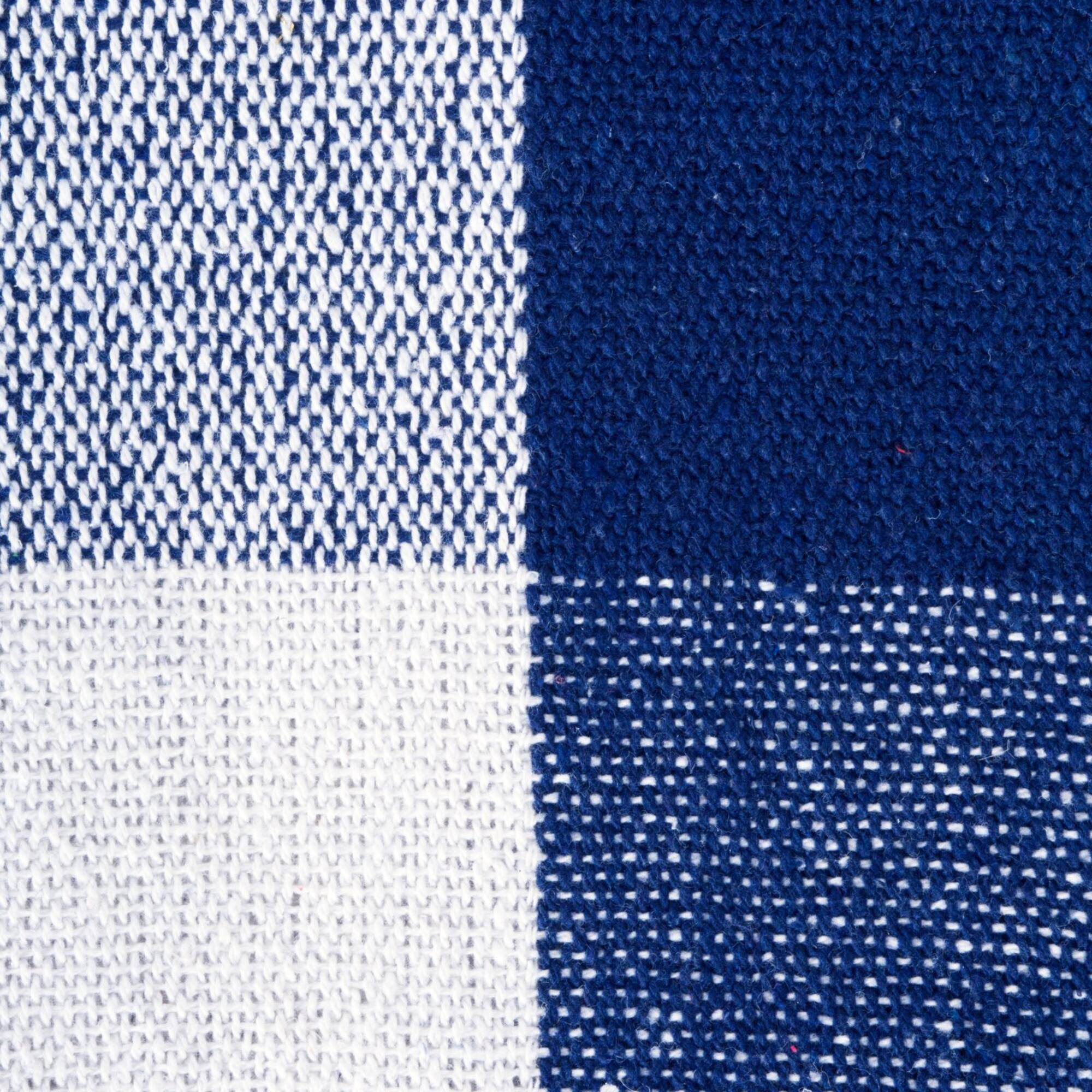 DII® Navy & Off-White Buffalo Check Throw